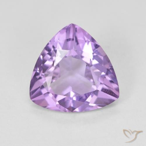 2.58ct طبيعي بنفسجى متوسط جمشت, مثلثى, VVS-VS