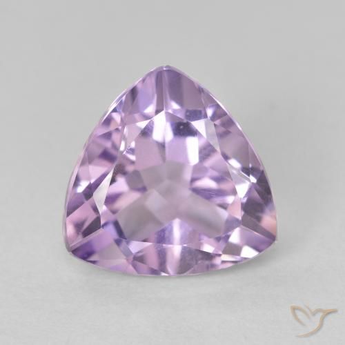 2.97ct طبيعي بنفسجى سوسنى جمشت, مثلثى, VVS-VS