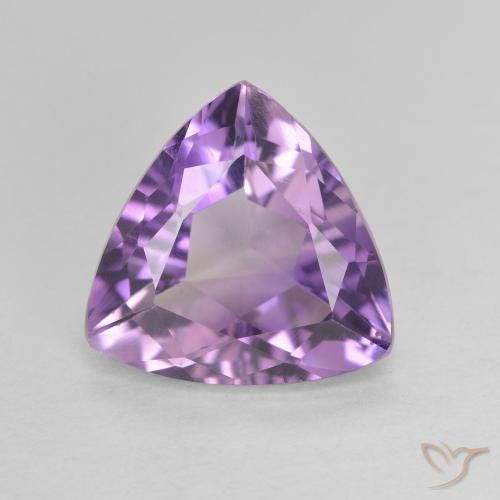 2.58ct طبيعي Medium Light Purplish-Violet جمشت, مثلثى, VVS-VS