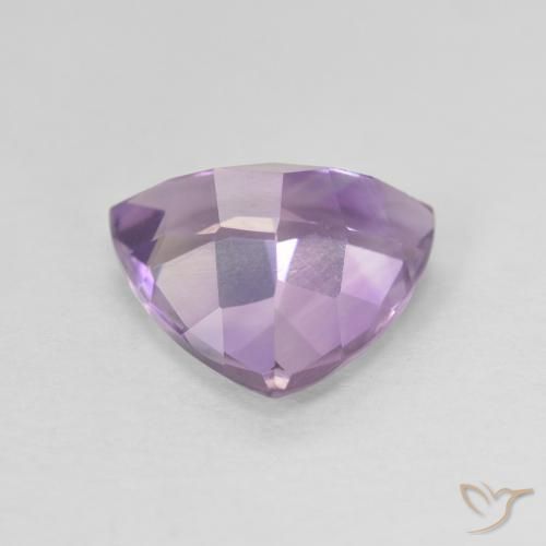 جمشت Medium Light Purplish-Violet طبيعي، مثلثى، 2.58 قيراط، VVS-VS