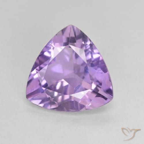 2.61ct طبيعي بنفسجى سوسنى جمشت, مثلثى, VVS-VS