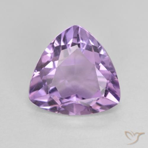 2.77ct طبيعي بنفسجى سوسنى جمشت, مثلثى, VVS-VS