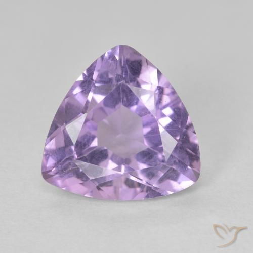 2.78ct طبيعي بنفسجى سوسنى جمشت, مثلثى, VVS-VS