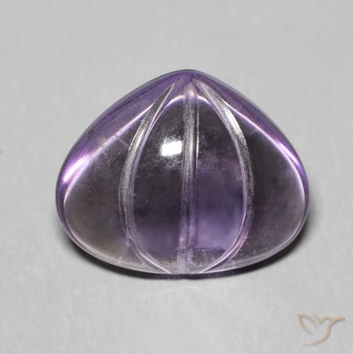 5.85ct طبيعي بنفسجي أرجواني جمشت, شكل الكمثرى, شفاف