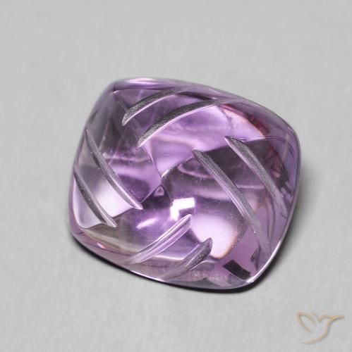 جمشت Medium Light Purplish-Violet طبيعي، فانسى، 6.81 قيراط، شفاف