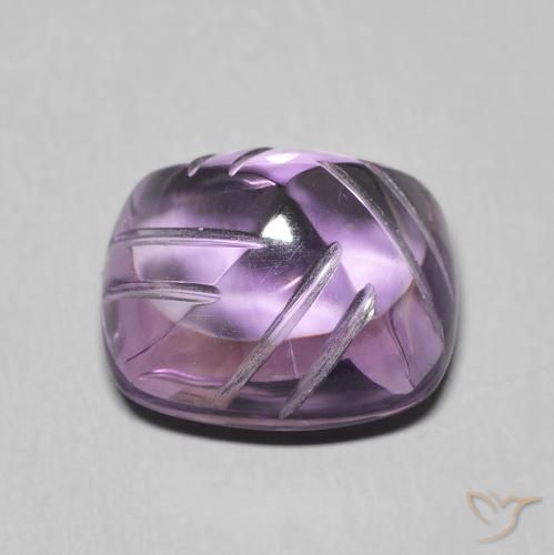 جمشت Medium Light Purplish-Violet طبيعي، فانسى، 6.81 قيراط، شفاف