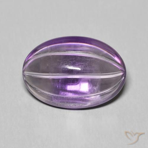 6.26ct طبيعي بنفسجي أرجواني جمشت, بيضوي, شفاف
