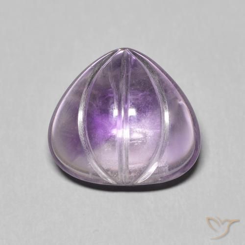 5.56ct طبيعي Medium Light Purplish-Violet جمشت, شكل الكمثرى, شفاف
