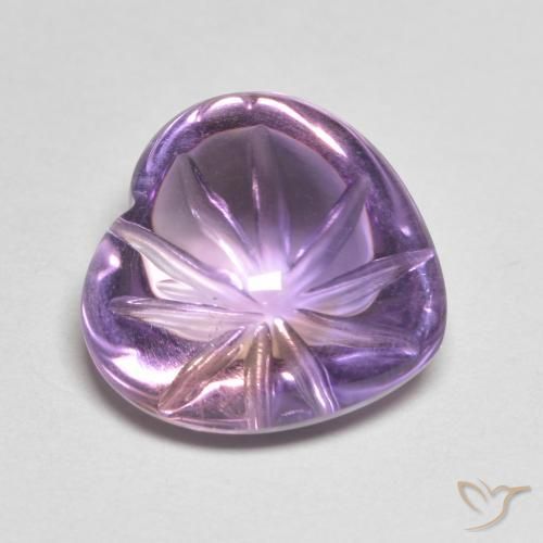 6.90ct طبيعي بنفسجى سانجريا جمشت, قلب, شفاف