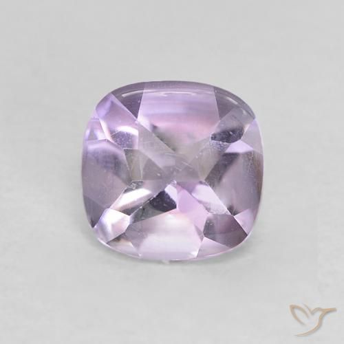 0.56ct طبيعي بنفسجي وردي جمشت, وسادة, شفاف