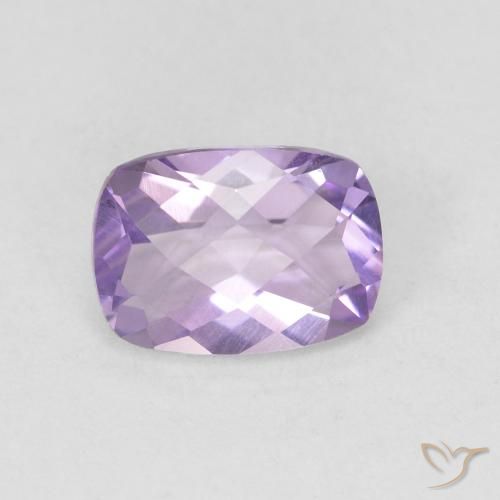 0.85ct طبيعي بنفسجى متوسط جمشت, وسادة, VVS