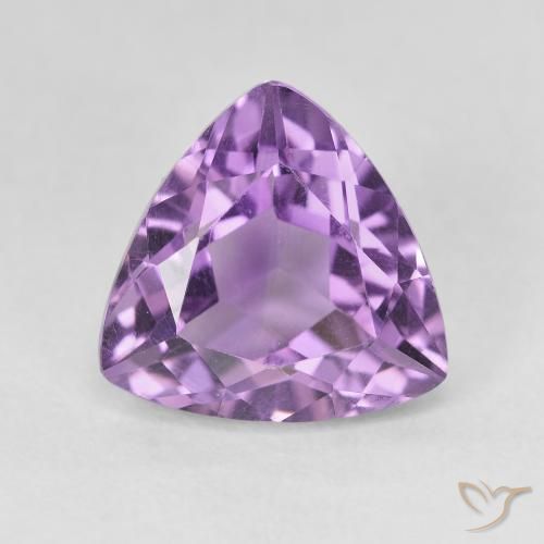 3.17ct طبيعي بنفسجى أرجوانى متوسط جمشت, مثلثى, VVS-VS