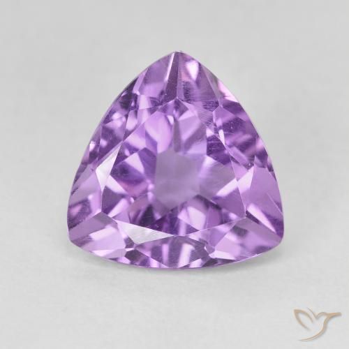 2.89ct طبيعي بنفسجى أرجوانى متوسط جمشت, مثلثى, VVS-VS