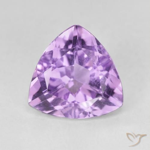 2.85ct طبيعي بنفسجى أرجوانى متوسط جمشت, مثلثى, VVS-VS