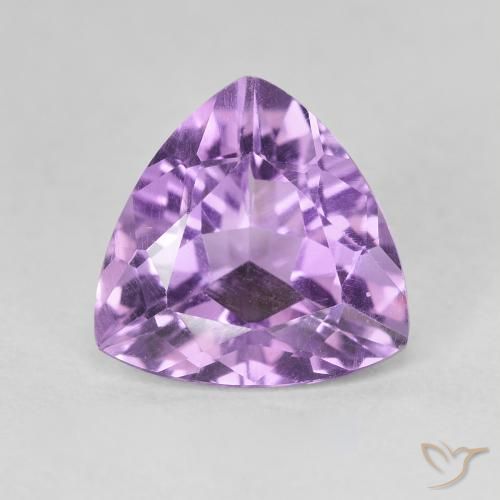 2.86ct طبيعي بنفسجى أرجوانى متوسط جمشت, مثلثى, VVS-VS