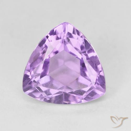 3.23ct طبيعي بنفسجى أرجوانى متوسط جمشت, مثلثى, VVS-VS