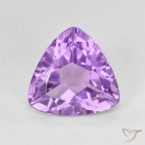 2.75ct طبيعي بنفسجى متوسط جمشت, مثلثى, VVS-VS