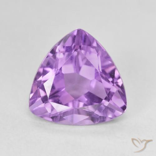 3.06ct طبيعي بنفسجى سوسنى جمشت, مثلثى, VVS-VS