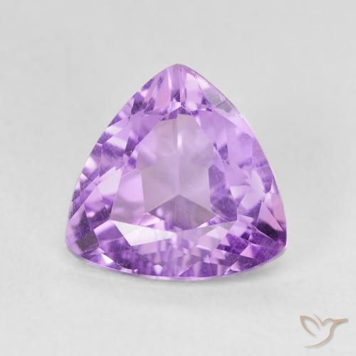 2.72ct طبيعي بنفسجى سوسنى جمشت, مثلثى, VVS-VS