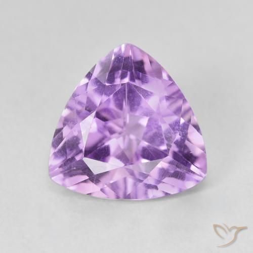 3.00ct طبيعي بنفسجى متوسط جمشت, مثلثى, VVS-VS