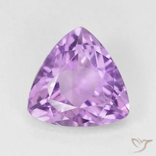 2.77ct طبيعي Medium Light Purplish-Violet جمشت, مثلثى, VVS-VS