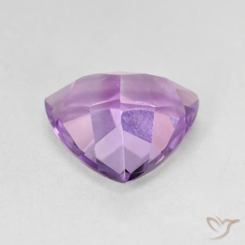 جمشت Medium Light Purplish-Violet طبيعي، مثلثى، 2.77 قيراط، VVS-VS