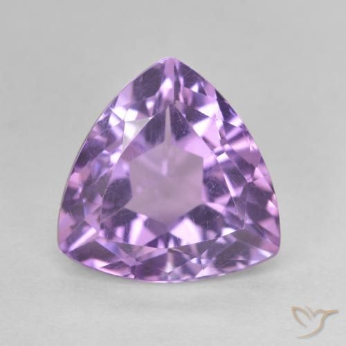 2.94ct طبيعي بنفسجي وردي جمشت, مثلثى, قليلا جدا