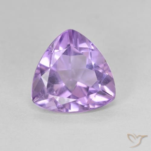 2.86ct طبيعي بنفسجى متوسط جمشت, مثلثى, قليلا جدا