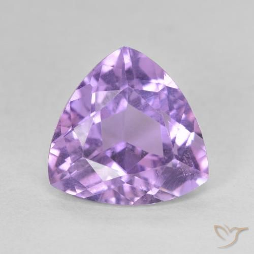 2.81ct طبيعي بنفسجى غامق جمشت, مثلثى, قليلا جدا