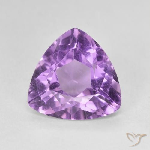 2.75ct طبيعي بنفسجى متوسط جمشت, مثلثى, VVS-VS