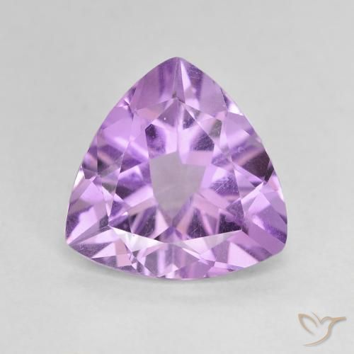 2.64ct طبيعي بنفسجى وردى متوسط جمشت, مثلثى, VVS-VS