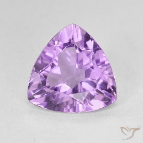 2.75ct طبيعي بنفسجى متوسط جمشت, مثلثى, VVS-VS