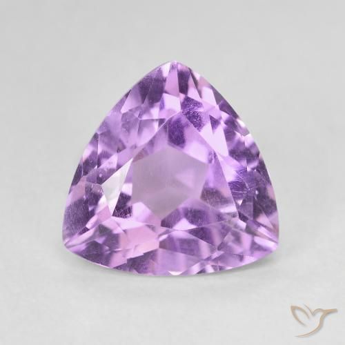2.93ct طبيعي بنفسجى أرجوانى متوسط جمشت, مثلثى, VVS-VS