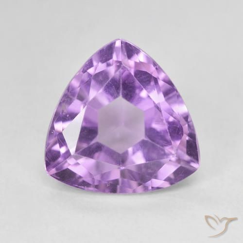 3.28ct طبيعي بنفسجى متوسط جمشت, مثلثى, VVS-VS