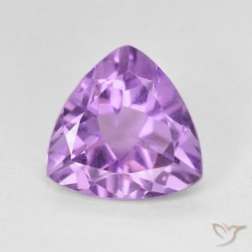 2.70ct طبيعي بنفسجى وردى متوسط جمشت, مثلثى, VVS-VS