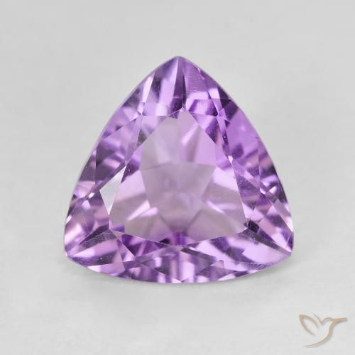 2.71ct طبيعي بنفسجى سوسنى جمشت, مثلثى, VVS-VS