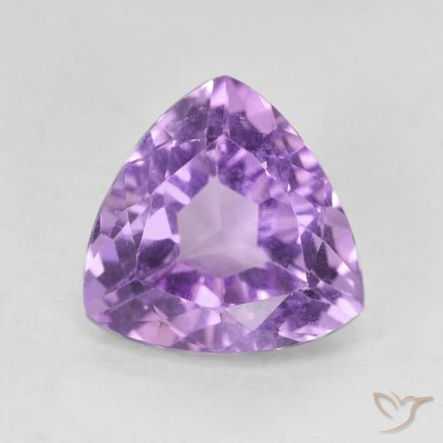 2.93ct طبيعي بنفسجى سوسنى جمشت, مثلثى, VVS-VS