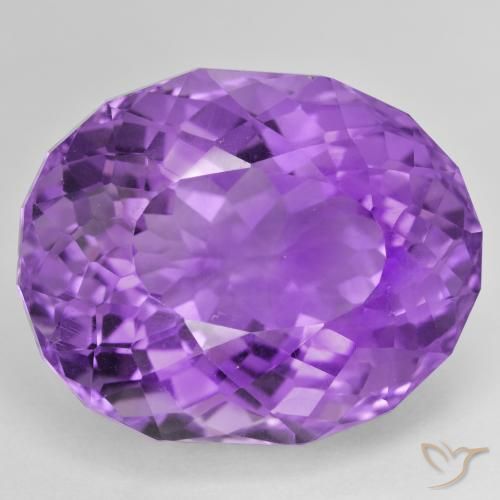 44.60ct طبيعي بنفسجى حيوى جمشت, بيضوي, VVS
