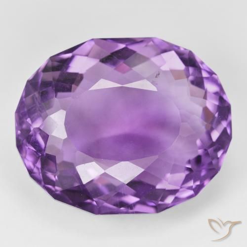 31.24ct طبيعي بنفسجى حيوى جمشت, بيضوي, VVS-VS