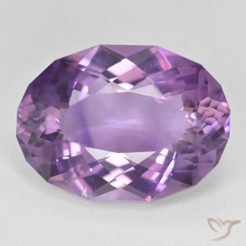 21.94ct طبيعي بنفسجي أرجواني جمشت, بيضوي, VVS-VS