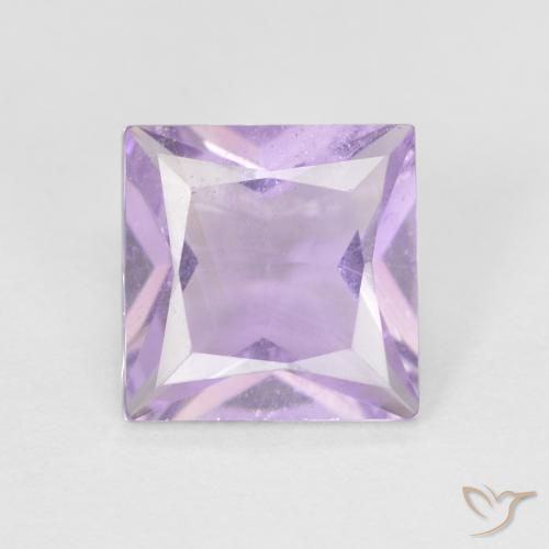 1.21ct طبيعي بنفسجي وردي جمشت, مربع, قليلا جدا