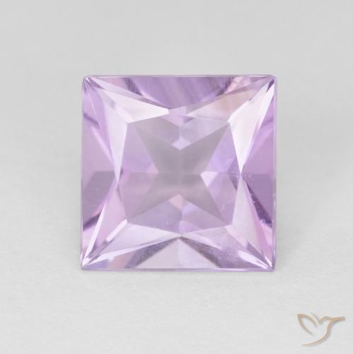1.84ct طبيعي بنفسجى وردى فاتح جمشت, مربع, قليلا جدا