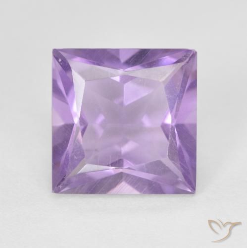 2.35ct طبيعي بنفسجى وردى فاتح جمشت, مربع, VVS