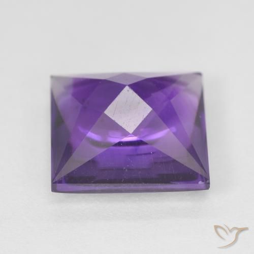 جمشت Medium Light-Violet طبيعي، مربع، 4.10 قيراط، شفاف