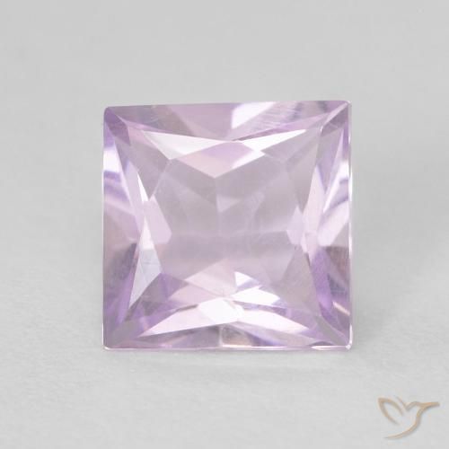 0.93ct طبيعي ماجنتى فاتح جمشت, مربع, VVS