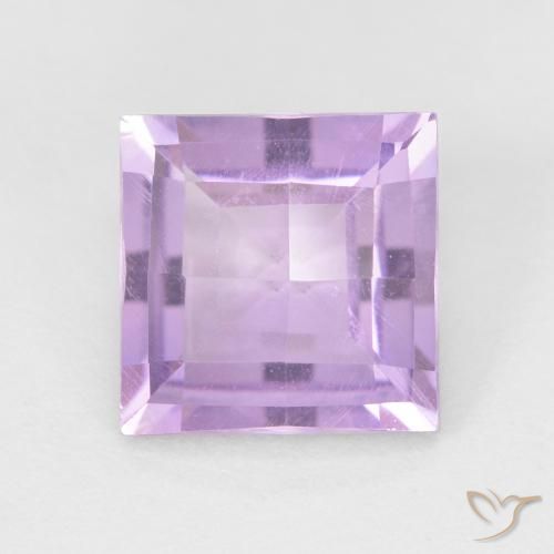 1.71ct طبيعي بنفسجى وردى فاتح جمشت, مربع, VVS