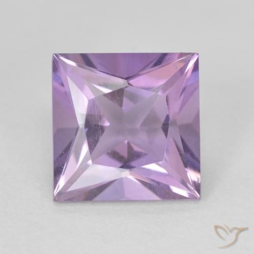 2.09ct طبيعي بنفسجى وردى متوسط جمشت, مربع, VVS-VS