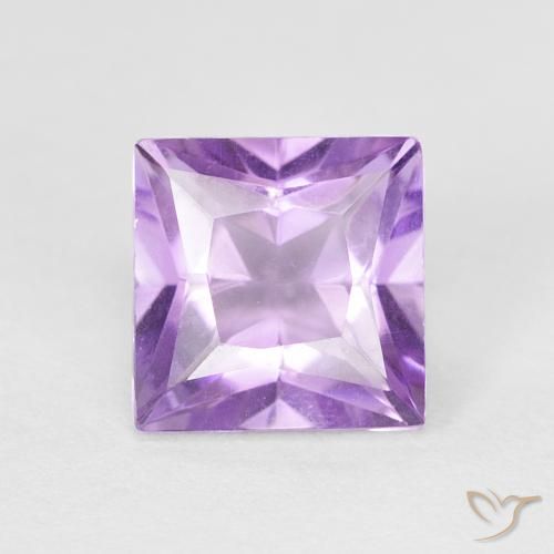 1.08ct طبيعي بنفسجى سوسنى وردى جمشت, مربع, VVS