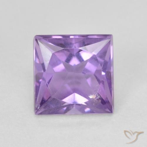 1.13ct طبيعي بنفسجي وردي جمشت, مربع, VVS-VS
