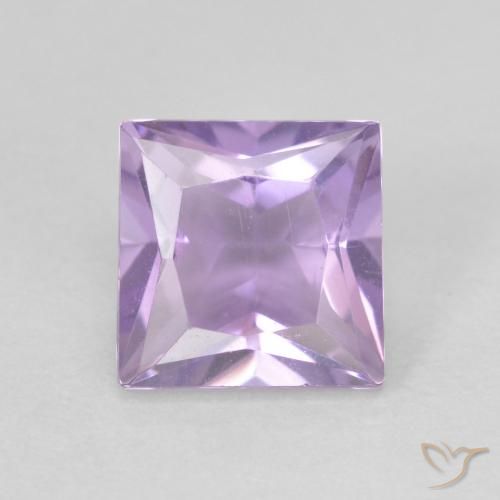 1.05ct طبيعي بنفسجي وردي جمشت, مربع, VVS-VS